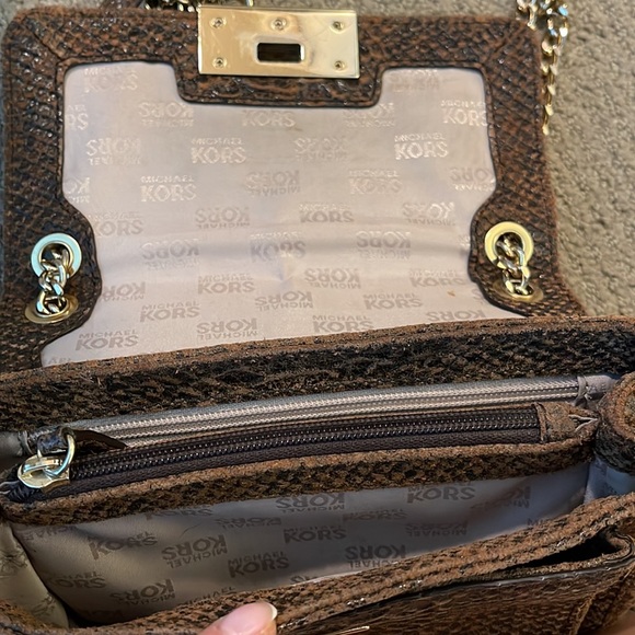 Michael Kors brown crossbody bag - Picture 3 of 4